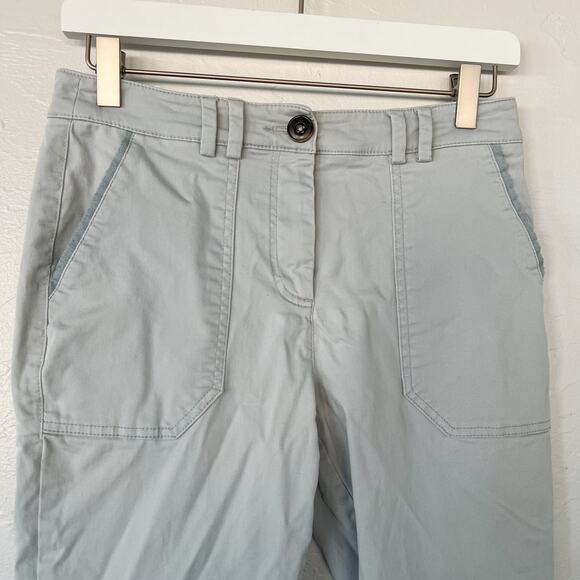 Boden Gray Straight Leg Pants size 2R - Picture 2 of 5